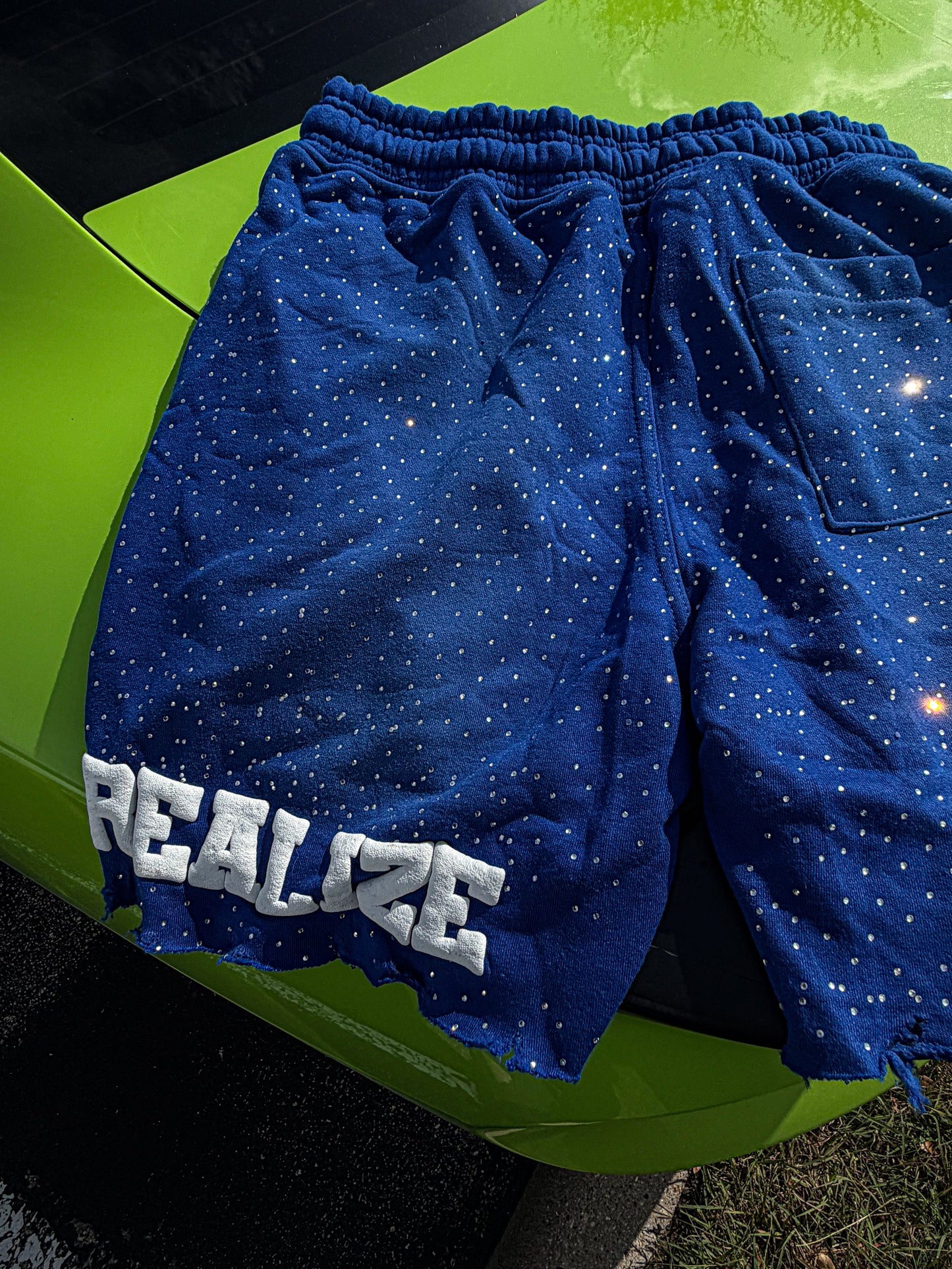 ‘blueberry’ shorts