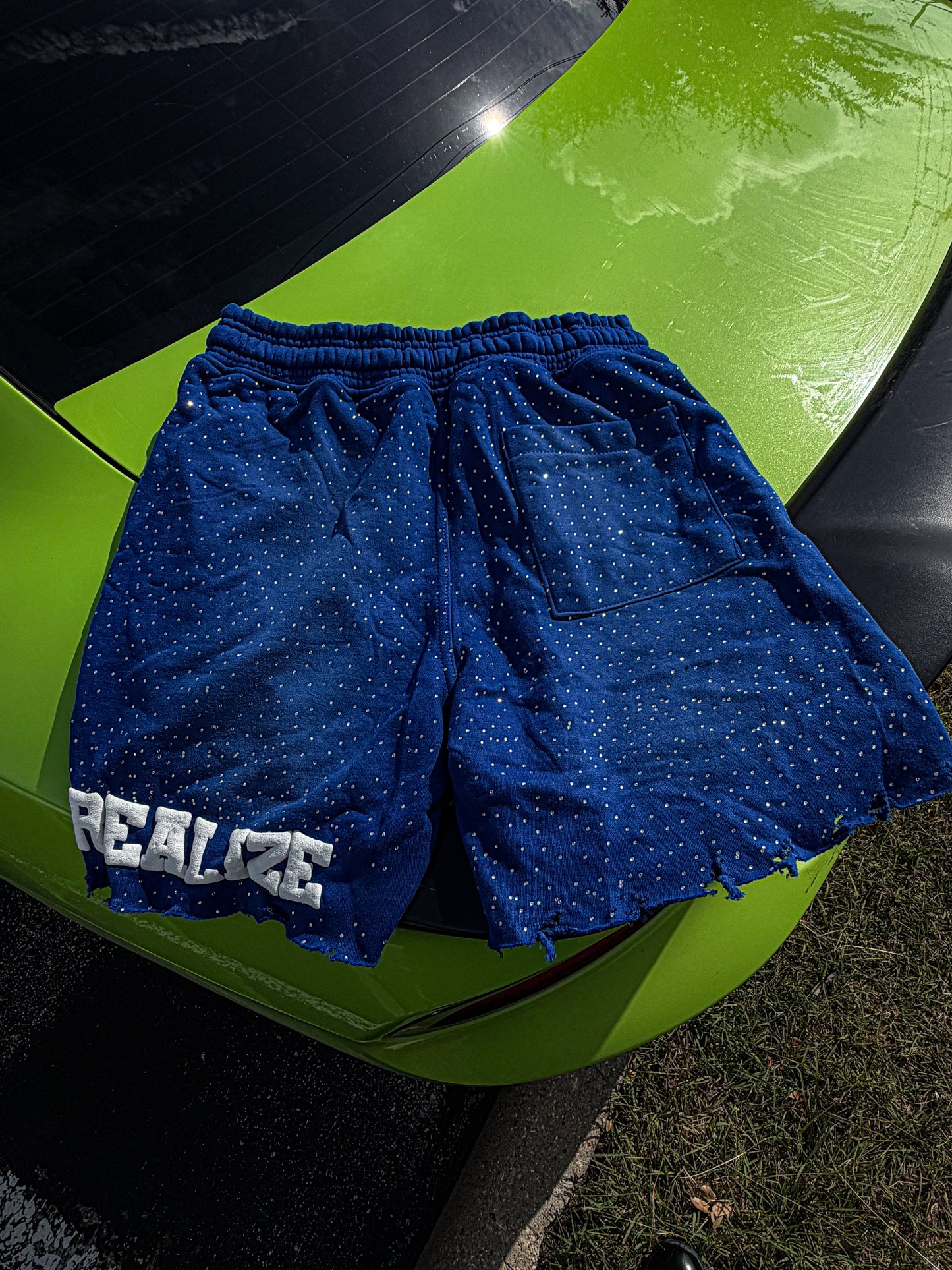 ‘blueberry’ shorts