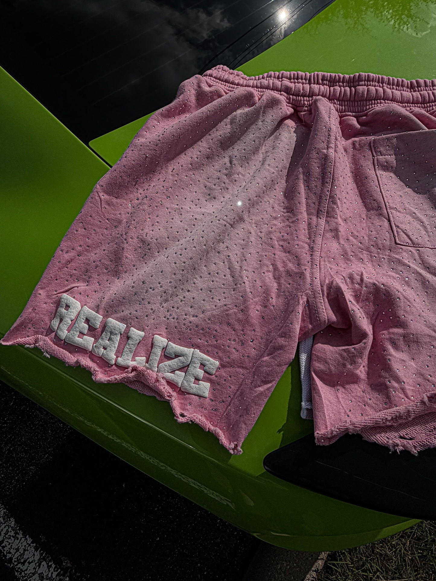 ‘pink rose’ shorts