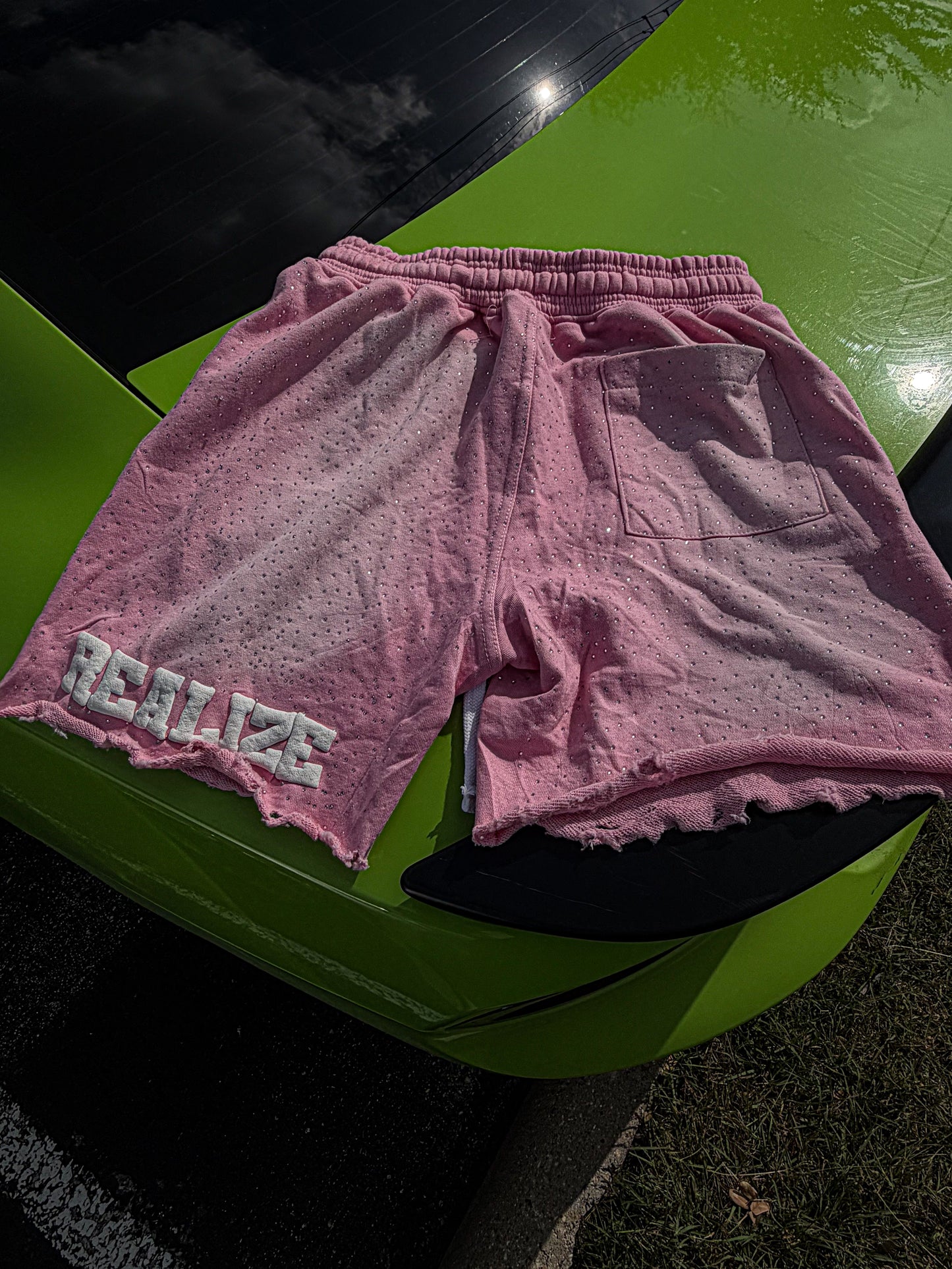‘pink rose’ shorts